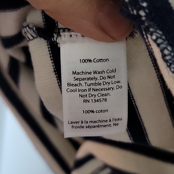 Vineyard Vines Knit Striped Pocket Girls Dress, XL(16) - Picture 7 of 7